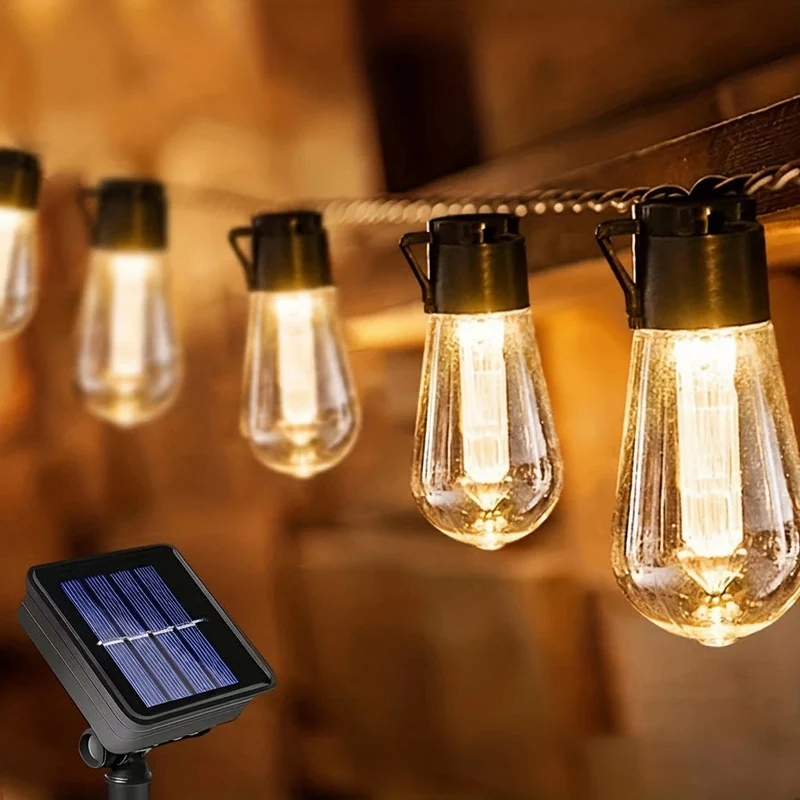 Euroselle Magical Solar Glow Outdoor Fairy Lights Set