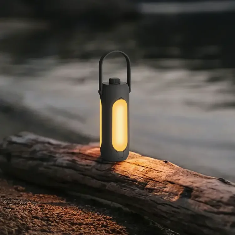 TrailGlow Portable Camp Lantern Euroselle With Folding Hangable Design Three Color Stepless Dimming