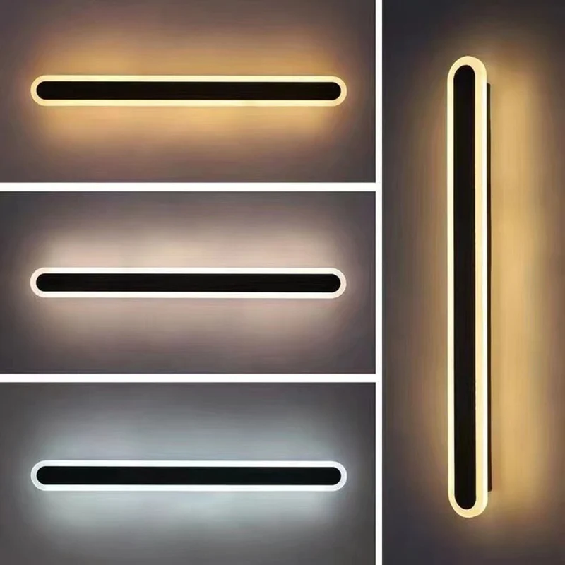 Euroselle Lunaro Outdoor Wall Light In Aluminum And Acrylic IP65