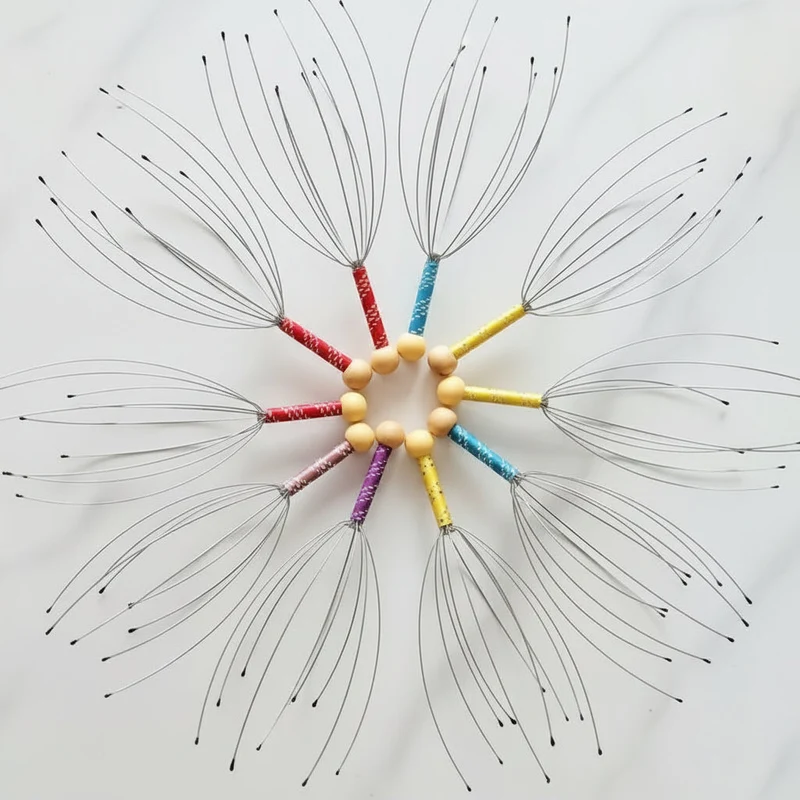 Euroselle Octopus Shaped Scalp Massager For Relaxation And Stress Relief