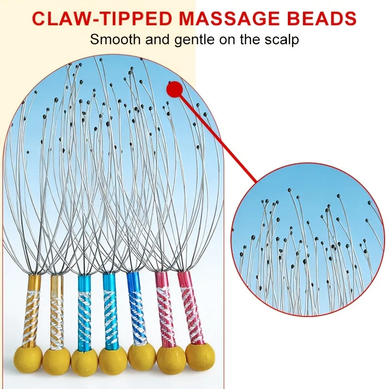 Euroselle Octopus Shaped Scalp Massager For Relaxation And Stress Relief