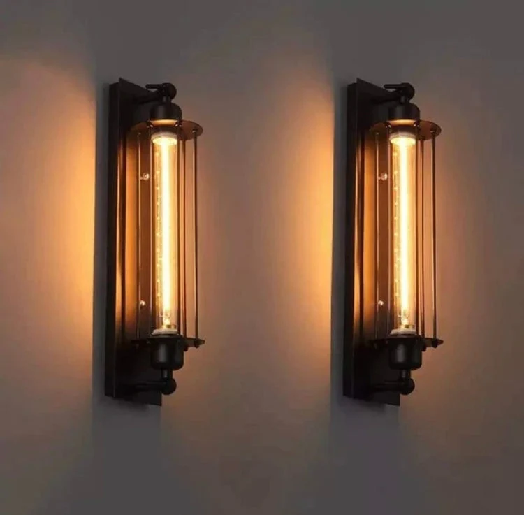 Breon Bar Lamp Euroselle Vintage Loft Style Wall Light