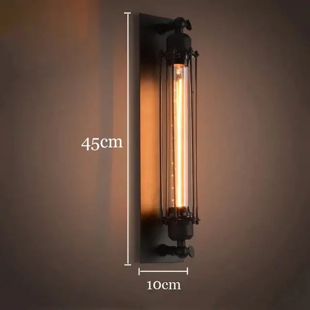 Breon Bar Lamp Euroselle Vintage Loft Style Wall Light