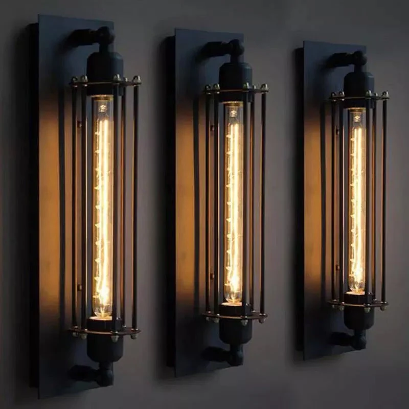 Breon Bar Lamp Euroselle Vintage Loft Style Wall Light