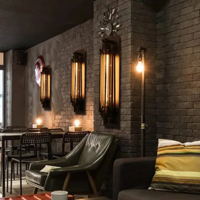 Breon Bar Lamp Euroselle Vintage Loft Style Wall Light