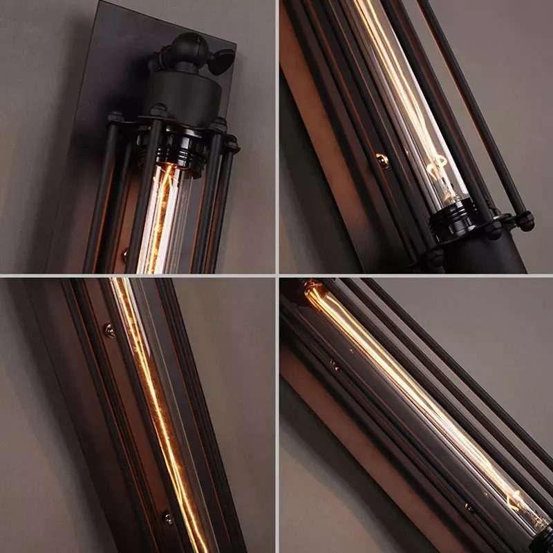 Breon Bar Lamp Euroselle Vintage Loft Style Wall Light