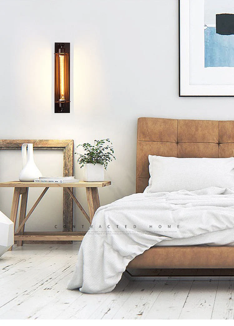 Breon Bar Lamp Euroselle Vintage Loft Style Wall Light