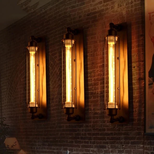 Breon Bar Lamp Euroselle Vintage Loft Style Wall Light