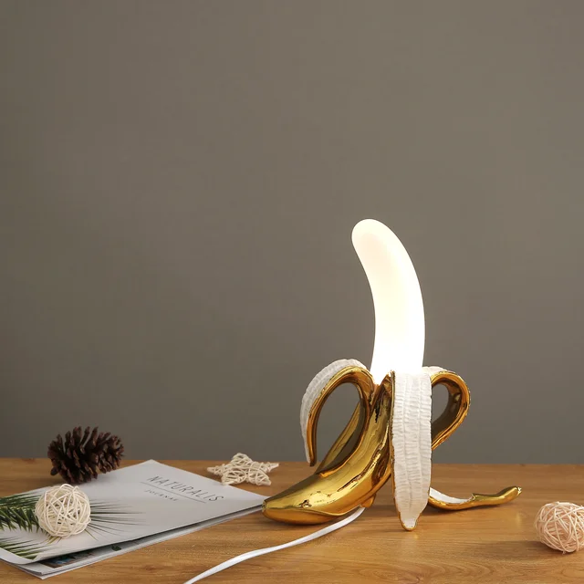Lumina Chic Banana Lamps For Contemporary Home Accent Decor Euroselle