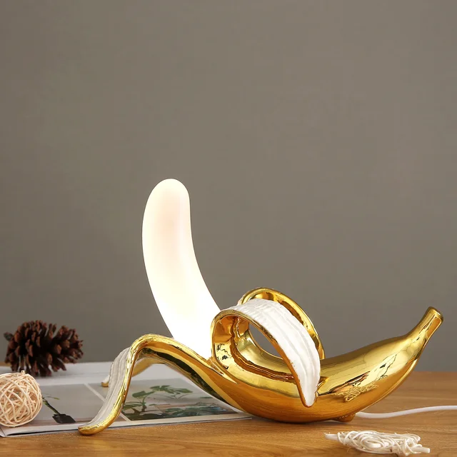Lumina Chic Banana Lamps For Contemporary Home Accent Decor Euroselle