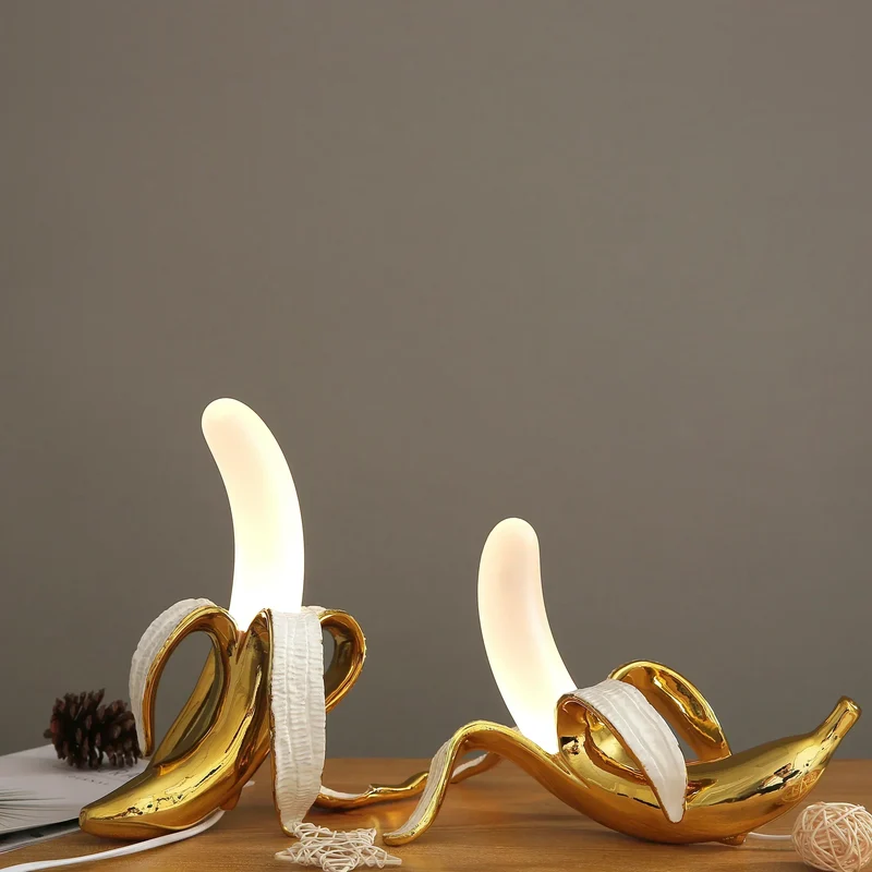 Lumina Chic Banana Lamps For Contemporary Home Accent Decor Euroselle