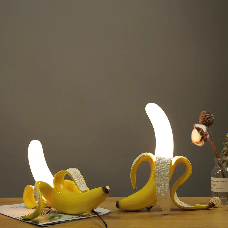 Lumina Chic Banana Lamps For Contemporary Home Accent Decor Euroselle