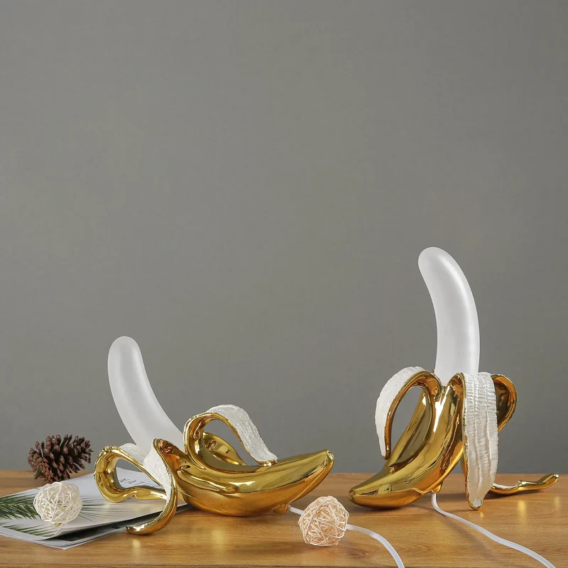 Lumina Chic Banana Lamps For Contemporary Home Accent Decor Euroselle