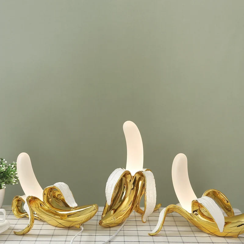 Lumina Chic Banana Lamps For Contemporary Home Accent Decor Euroselle