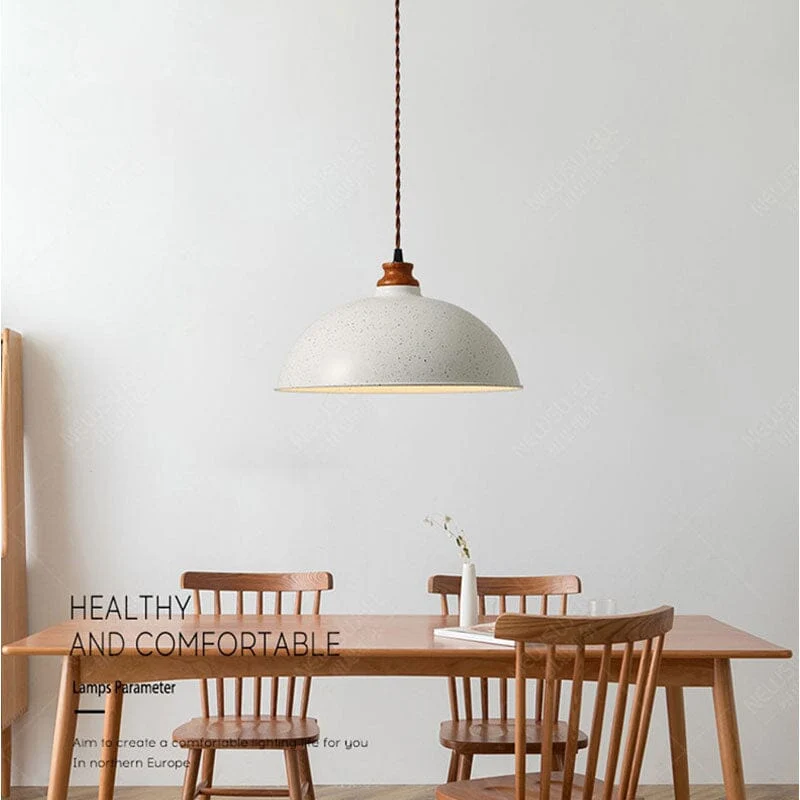 Euroselle Minimal White LED Pendant Light For Modern Interiors
