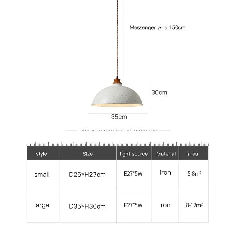 Euroselle Minimal White LED Pendant Light For Modern Interiors