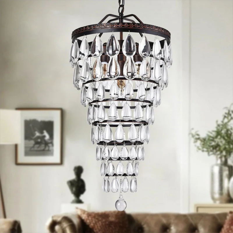Millie Chandelier By Euroselle Elegant Home Lighting Fixture