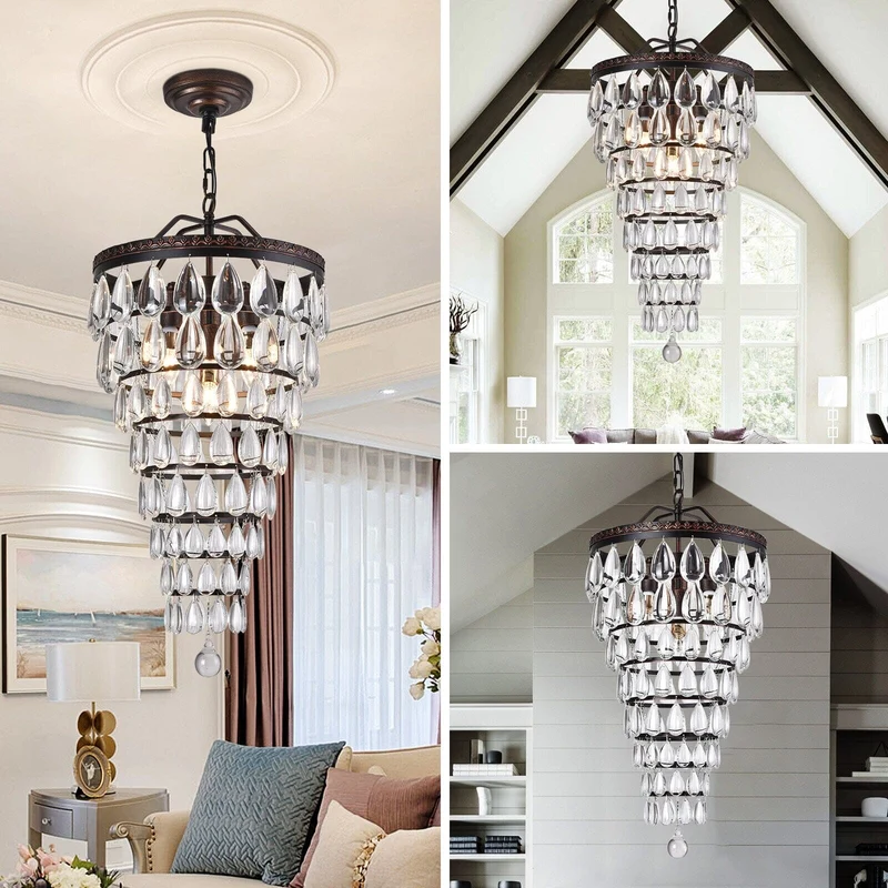 Millie Chandelier By Euroselle Elegant Home Lighting Fixture