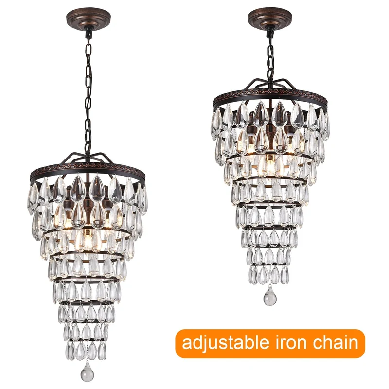 Millie Chandelier By Euroselle Elegant Home Lighting Fixture