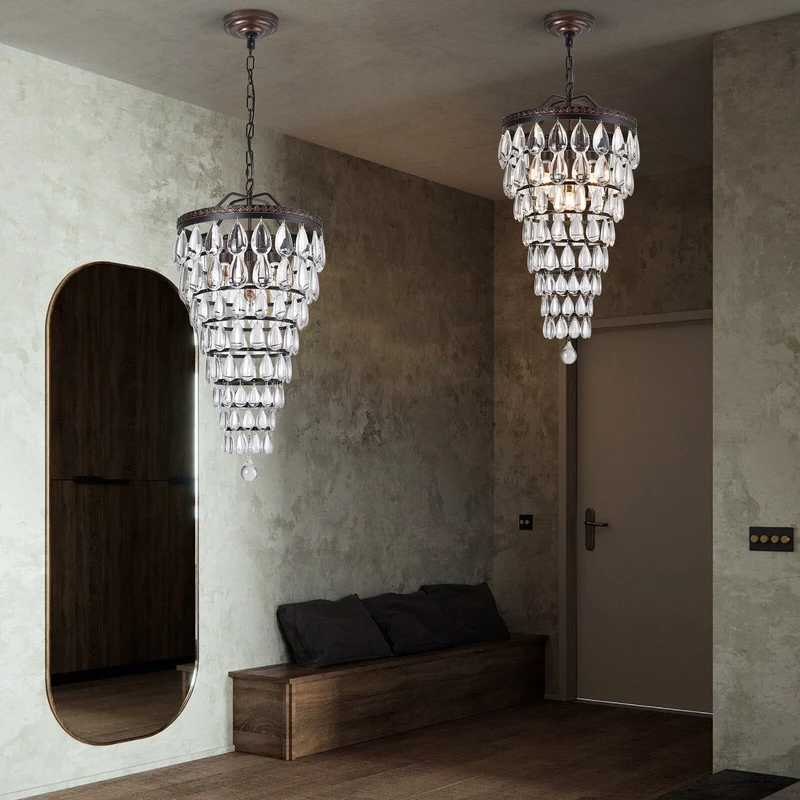 Millie Chandelier By Euroselle Elegant Home Lighting Fixture