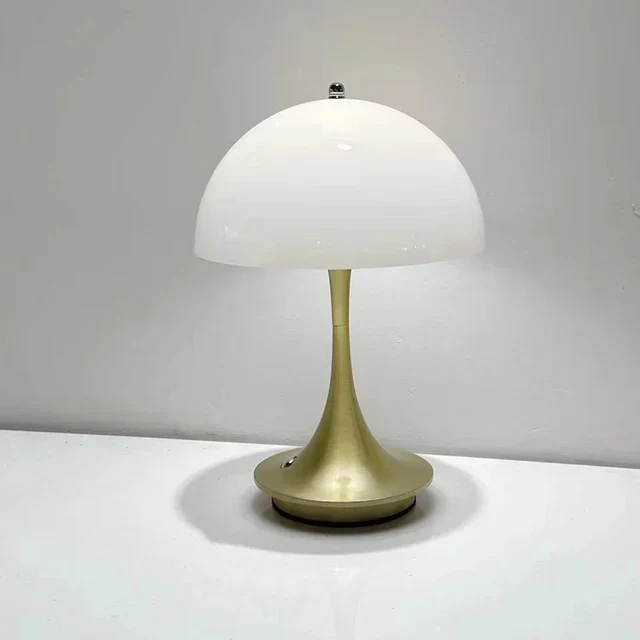 LumaGlide Cordless Wireless Table Lamp For Desk And Living Room By Euroselle
