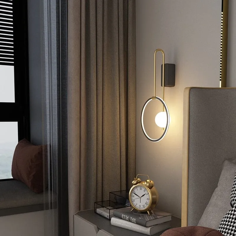 Camila Circular Wall Lamp By Euroselle For Living Spaces