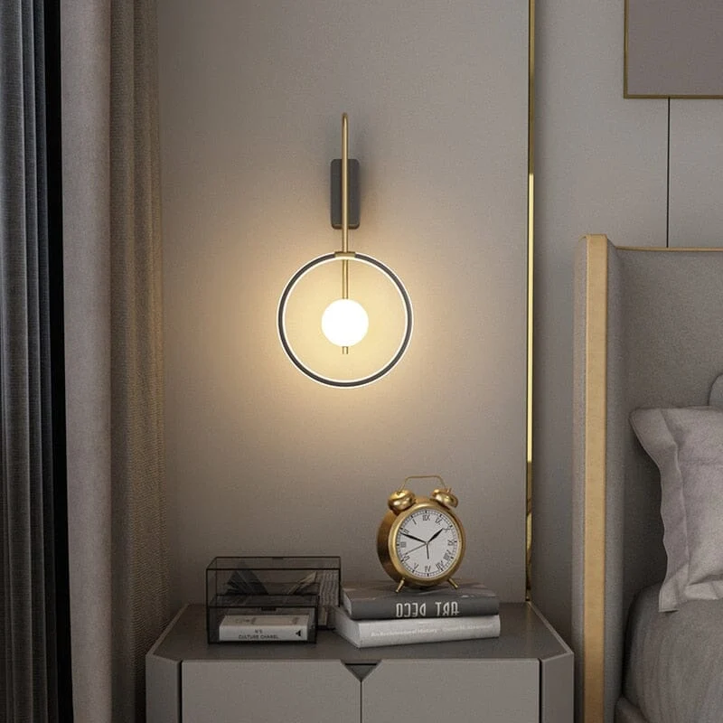 Camila Circular Wall Lamp By Euroselle For Living Spaces