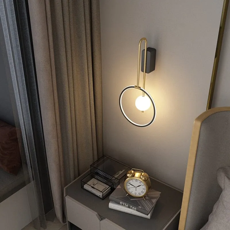 Camila Circular Wall Lamp By Euroselle For Living Spaces