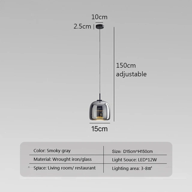 AstraLume Minimalist Glass Lamp For A Timeless Atmosphere