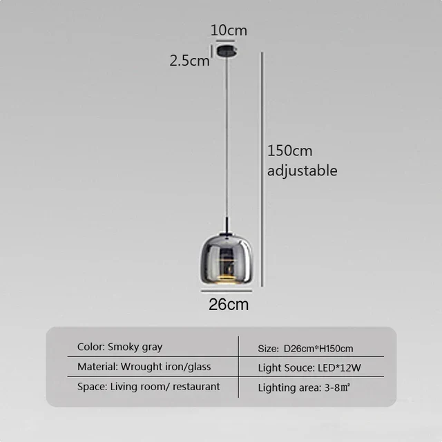 AstraLume Minimalist Glass Lamp For A Timeless Atmosphere