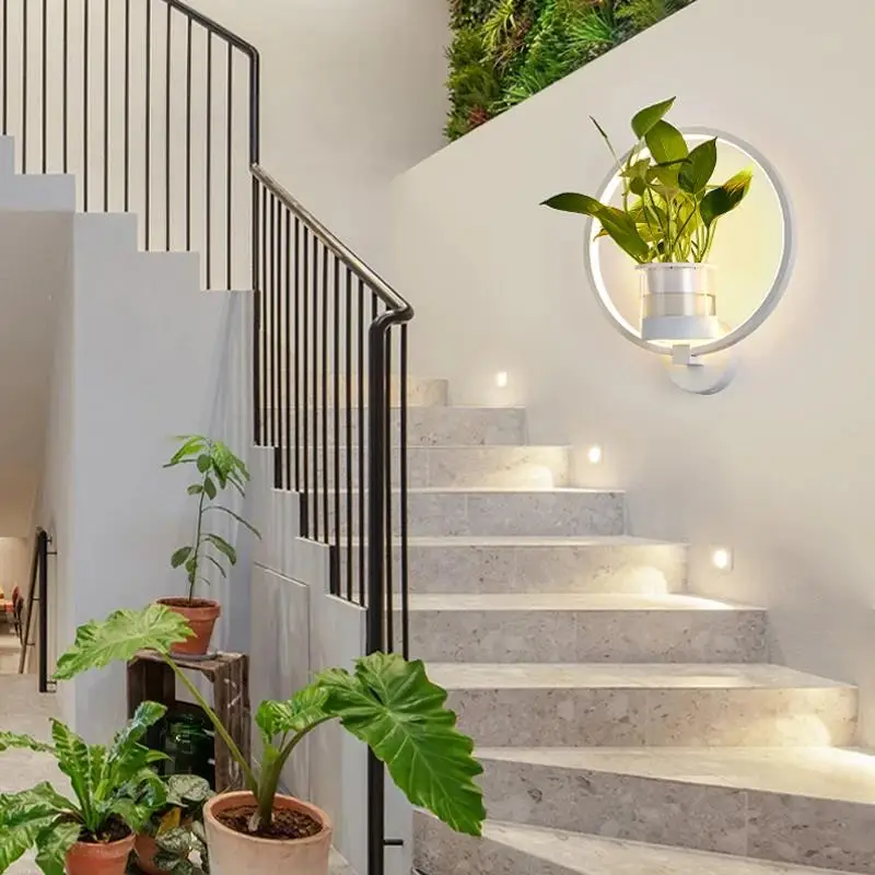 LumaSconce Wall Lamp Planter For Modern Living Rooms And Hallways By Euroselle