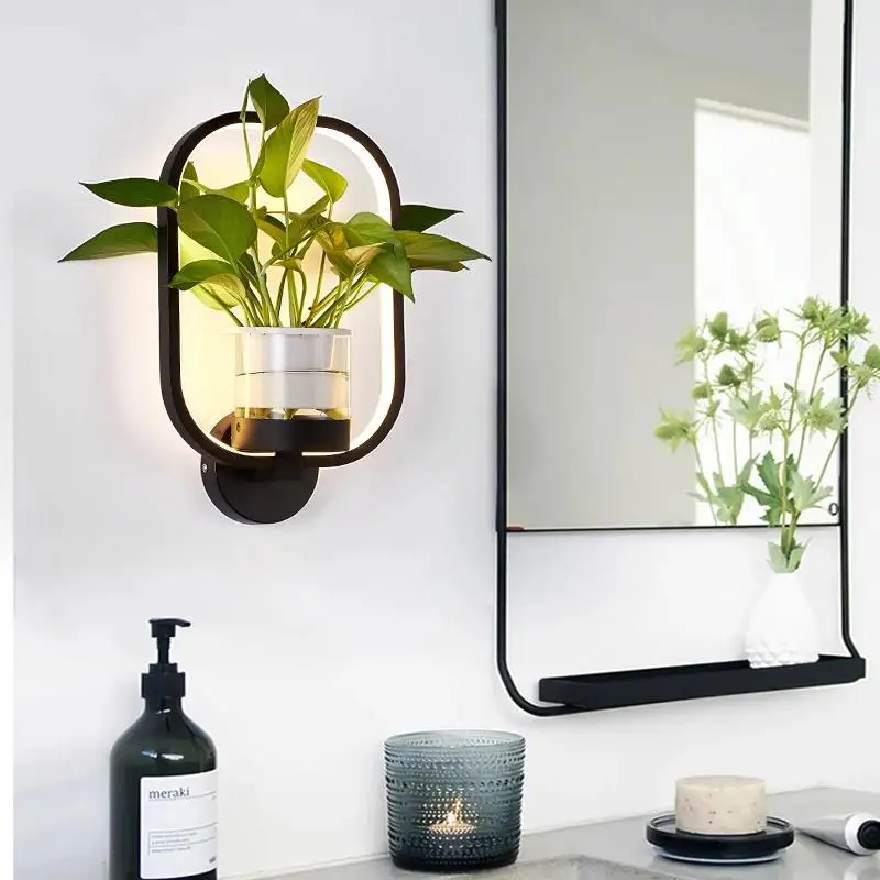 LumaSconce Wall Lamp Planter For Modern Living Rooms And Hallways By Euroselle