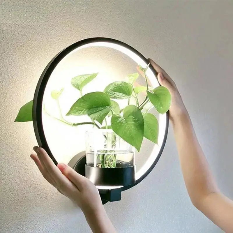 LumaSconce Wall Lamp Planter For Modern Living Rooms And Hallways By Euroselle