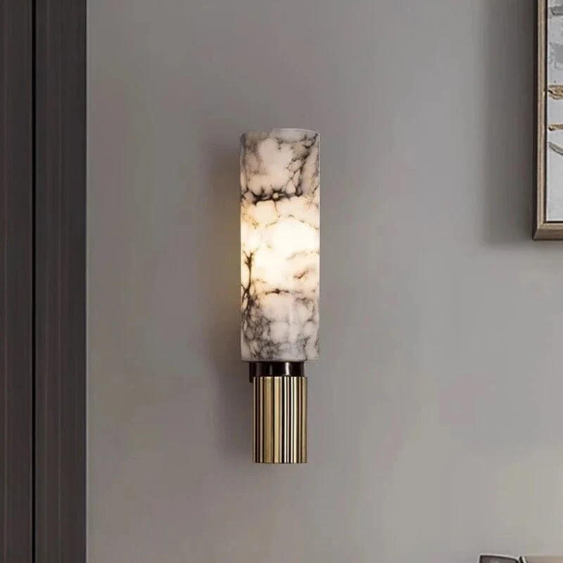 Carnaby Marble Wall Lamp By Euroselle For Elegant Home Illumination