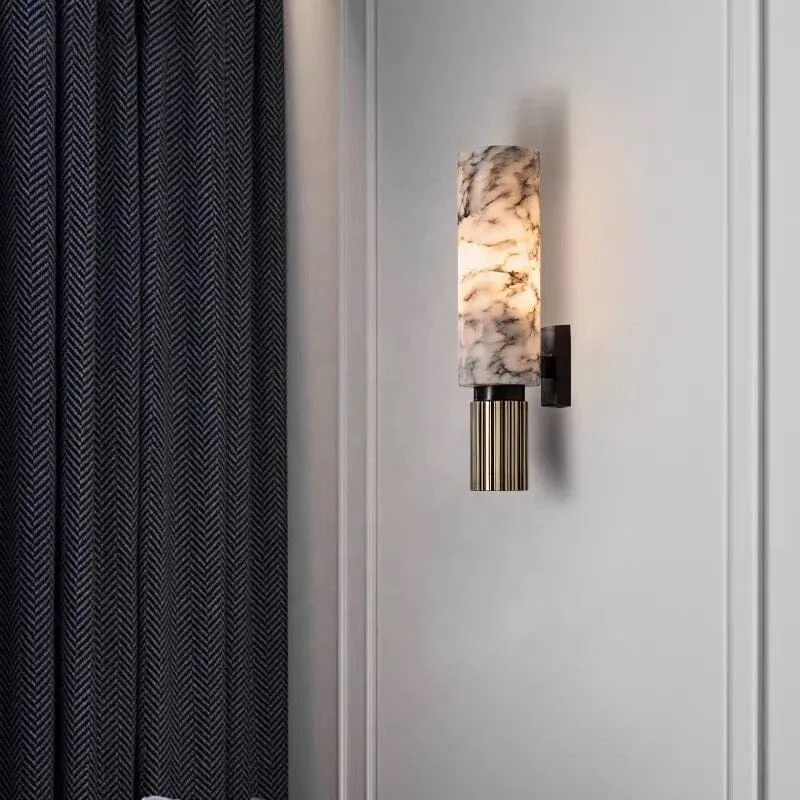 Carnaby Marble Wall Lamp By Euroselle For Elegant Home Illumination