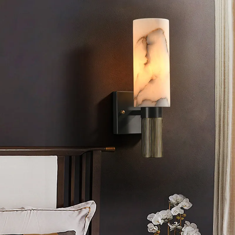 Carnaby Marble Wall Lamp By Euroselle For Elegant Home Illumination