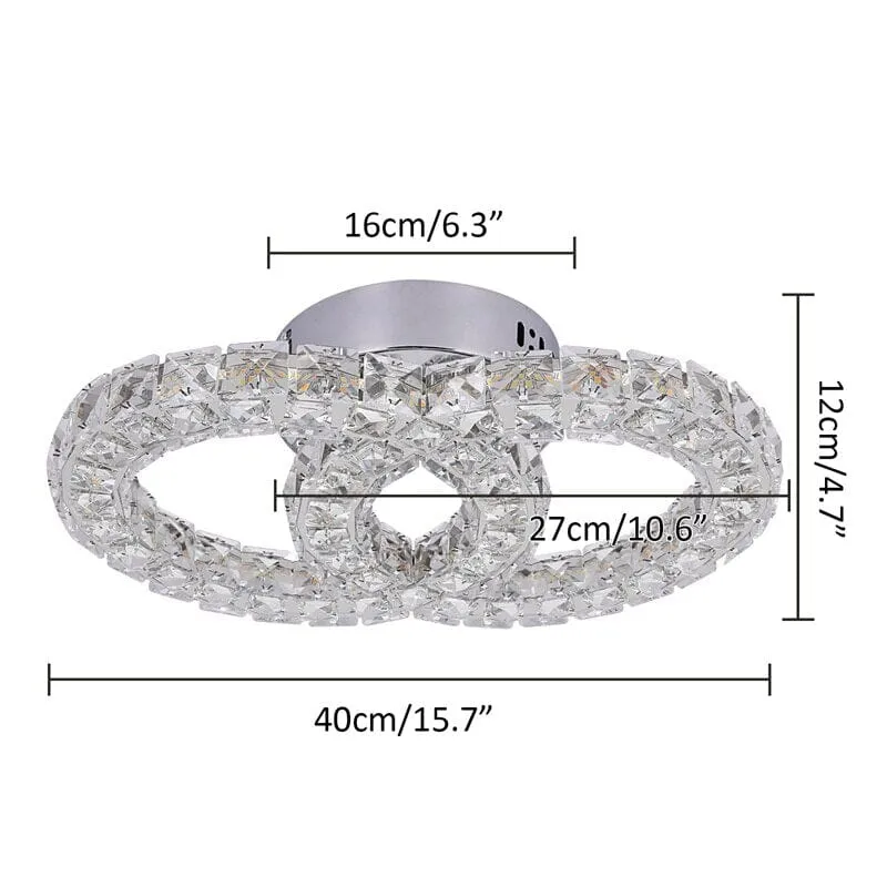 Chanel K9 Crystal Lamp In Stainless Steel By Euroselle