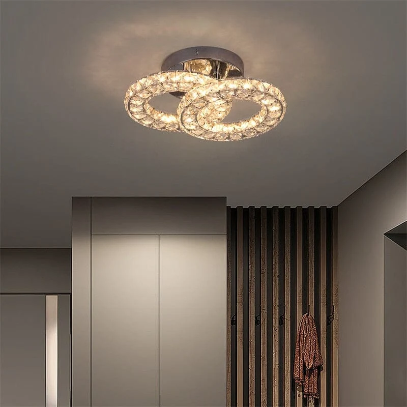 Chanel K9 Crystal Lamp In Stainless Steel By Euroselle