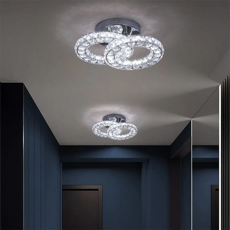 Chanel K9 Crystal Lamp In Stainless Steel By Euroselle