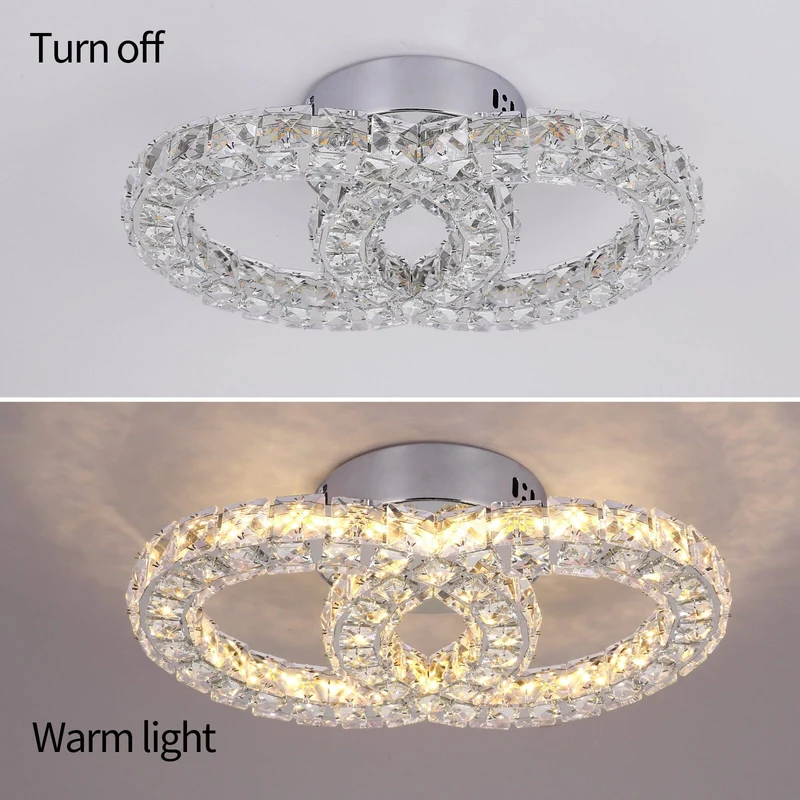 Chanel K9 Crystal Lamp In Stainless Steel By Euroselle