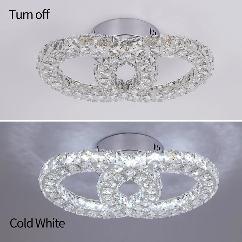 Chanel K9 Crystal Lamp In Stainless Steel By Euroselle