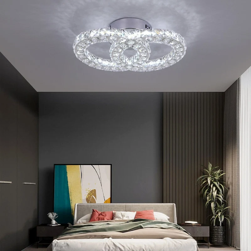 Chanel K9 Crystal Lamp In Stainless Steel By Euroselle