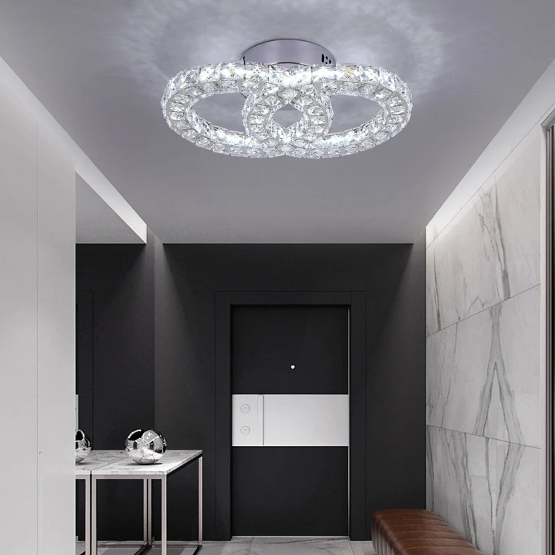 Chanel K9 Crystal Lamp In Stainless Steel By Euroselle