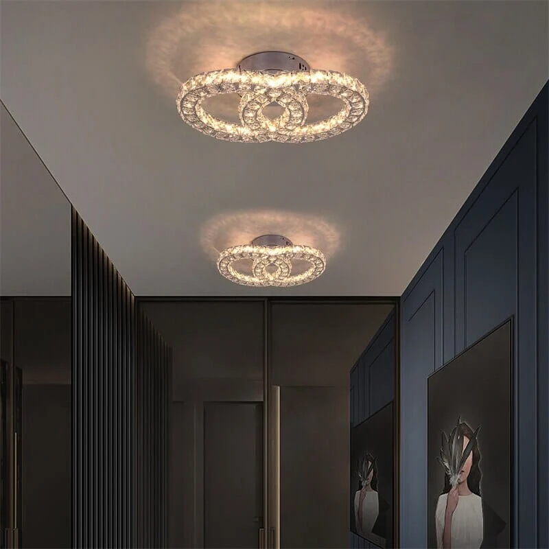 Chanel K9 Crystal Lamp In Stainless Steel By Euroselle