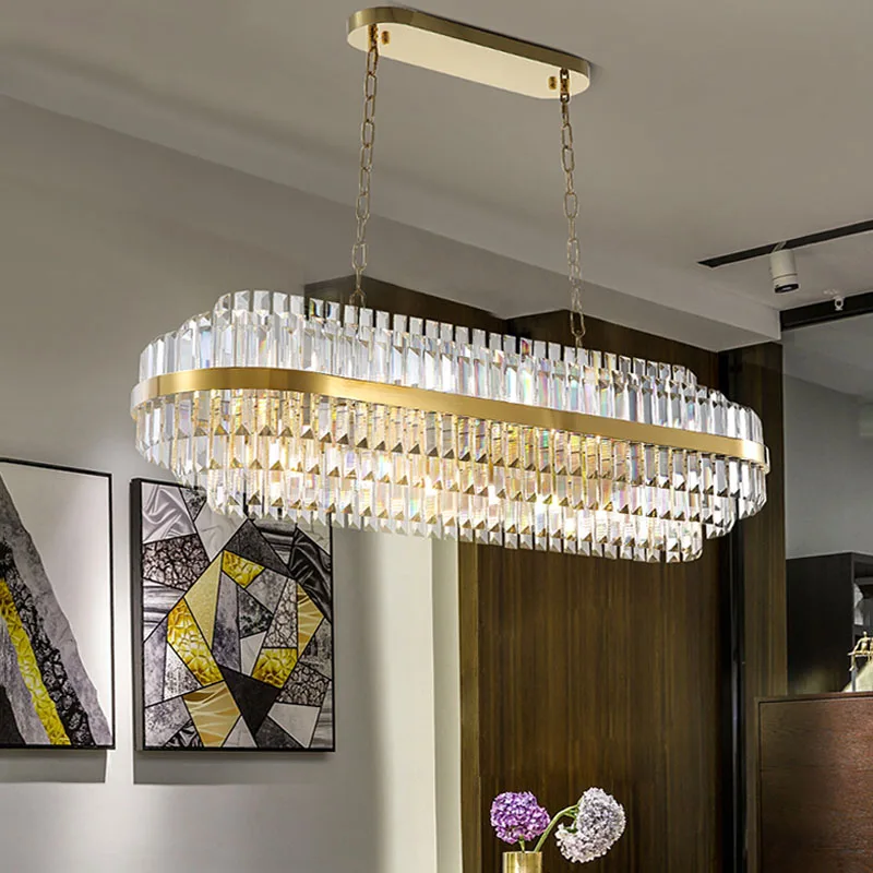 Mikel Crystal Chandelier By Euroselle With Radiant Crystal Glow