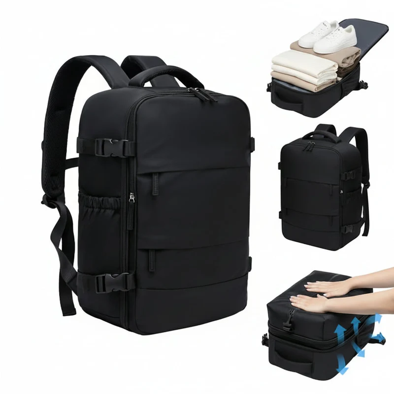 Euroselle Travel Vacuum Backpack Kit For Men, Women, And Students