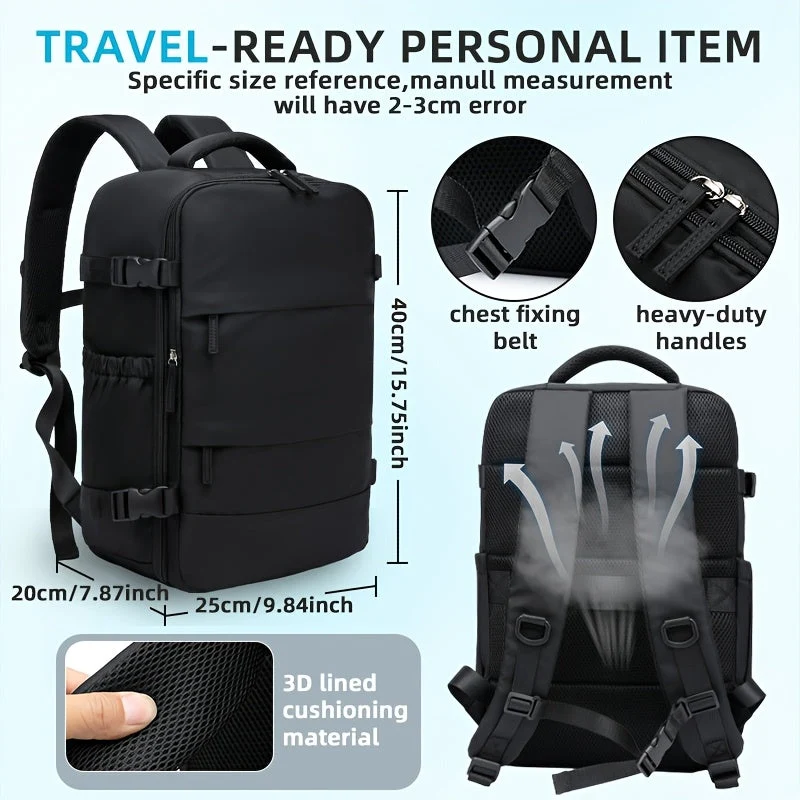 Euroselle Travel Vacuum Backpack Kit For Men, Women, And Students