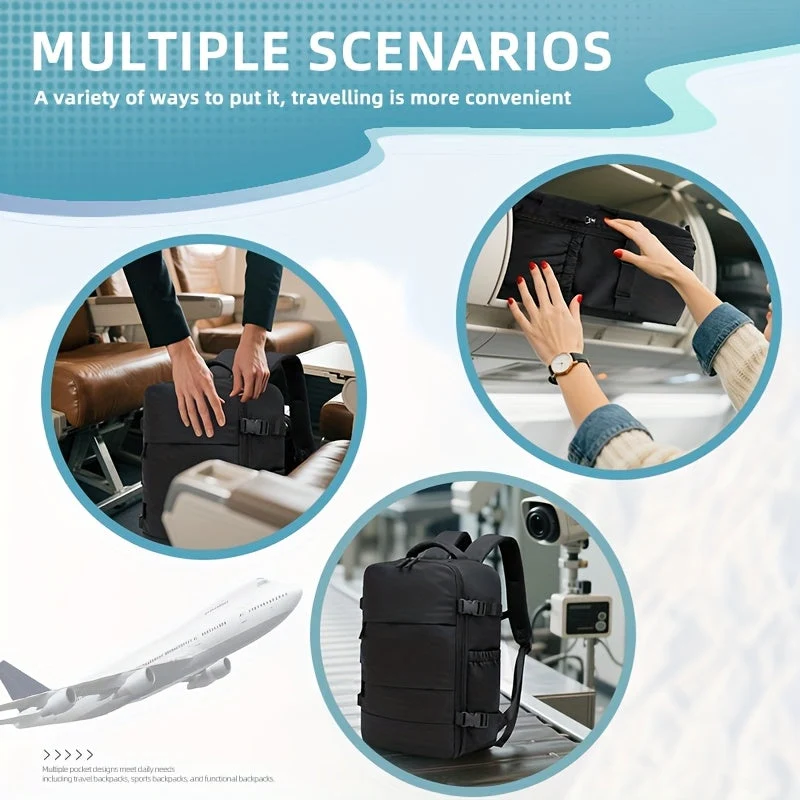 Euroselle Travel Vacuum Backpack Kit For Men, Women, And Students