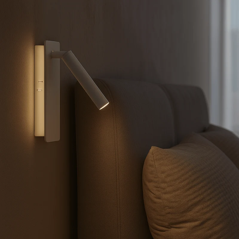 Euroselle Rotatable LED Bedside Lamp With Adjustable Brightness