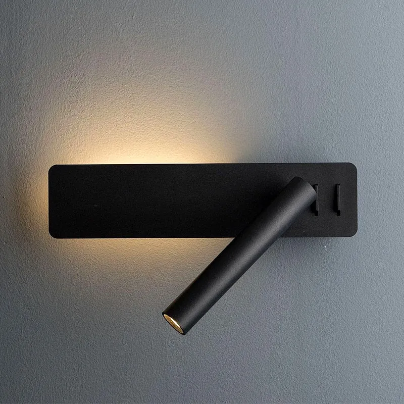 Euroselle Rotatable LED Bedside Lamp With Adjustable Brightness